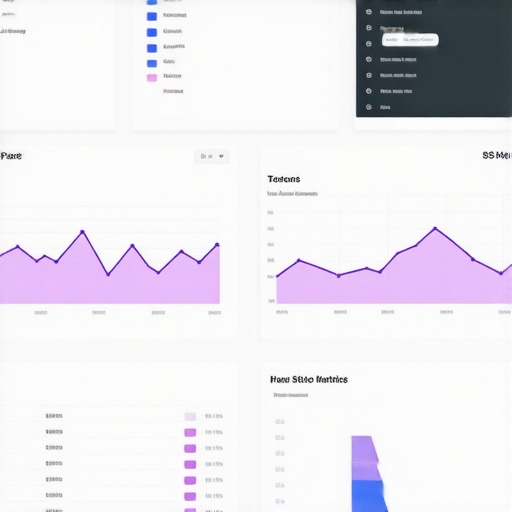 Screenshot of analytics dashboard tracking Google Maps rankings