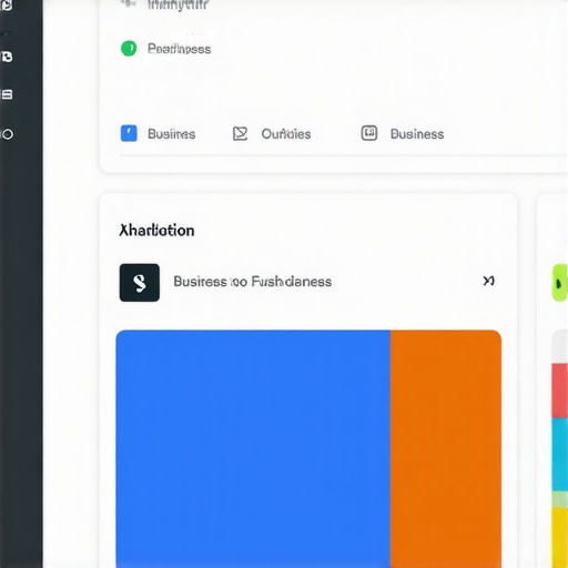 Google My Business dashboard with analytics and profile settings.