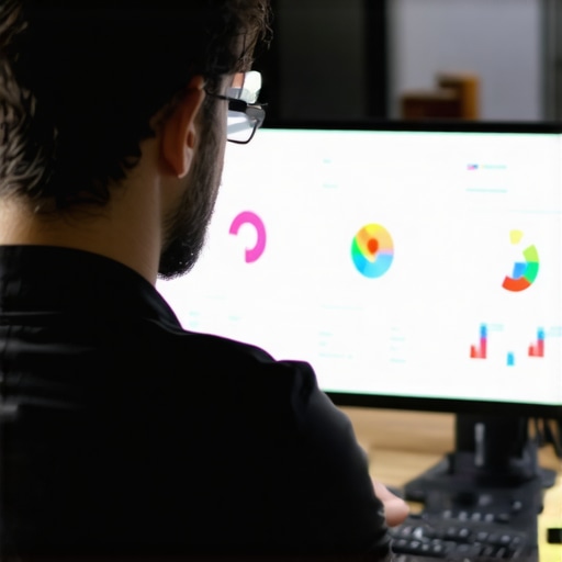 Business owner reviewing local SEO and citation tools on a computer