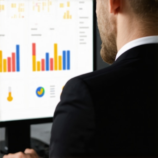 Business owner analyzing citation consistency and verification status on a computer