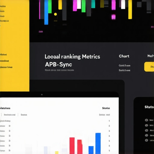Optimizing Local Rank Monitoring Dashboard A professional SEO dashboard showing real-time local ranking metrics and API status