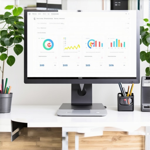Screens showing SEO metrics and GMB analytics for ongoing local SEO maintenance.