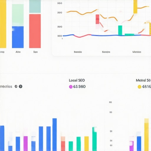 Digital SEO Dashboard for Local Rankings A modern digital dashboard showing local SEO performance metrics and analytics, symbolizing tools for maintaining rankings.