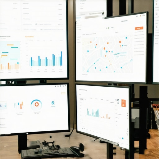 Desk with analytics tools for local SEO
