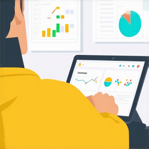 Optimizing GMB for 2026 Map Pack Recovery Person analyzing local SEO data on a laptop with GMB dashboard and charts