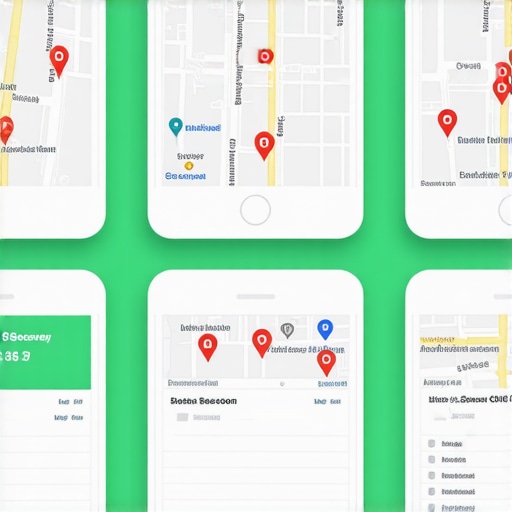 Diagram of steps to recover Google Maps listing visibility